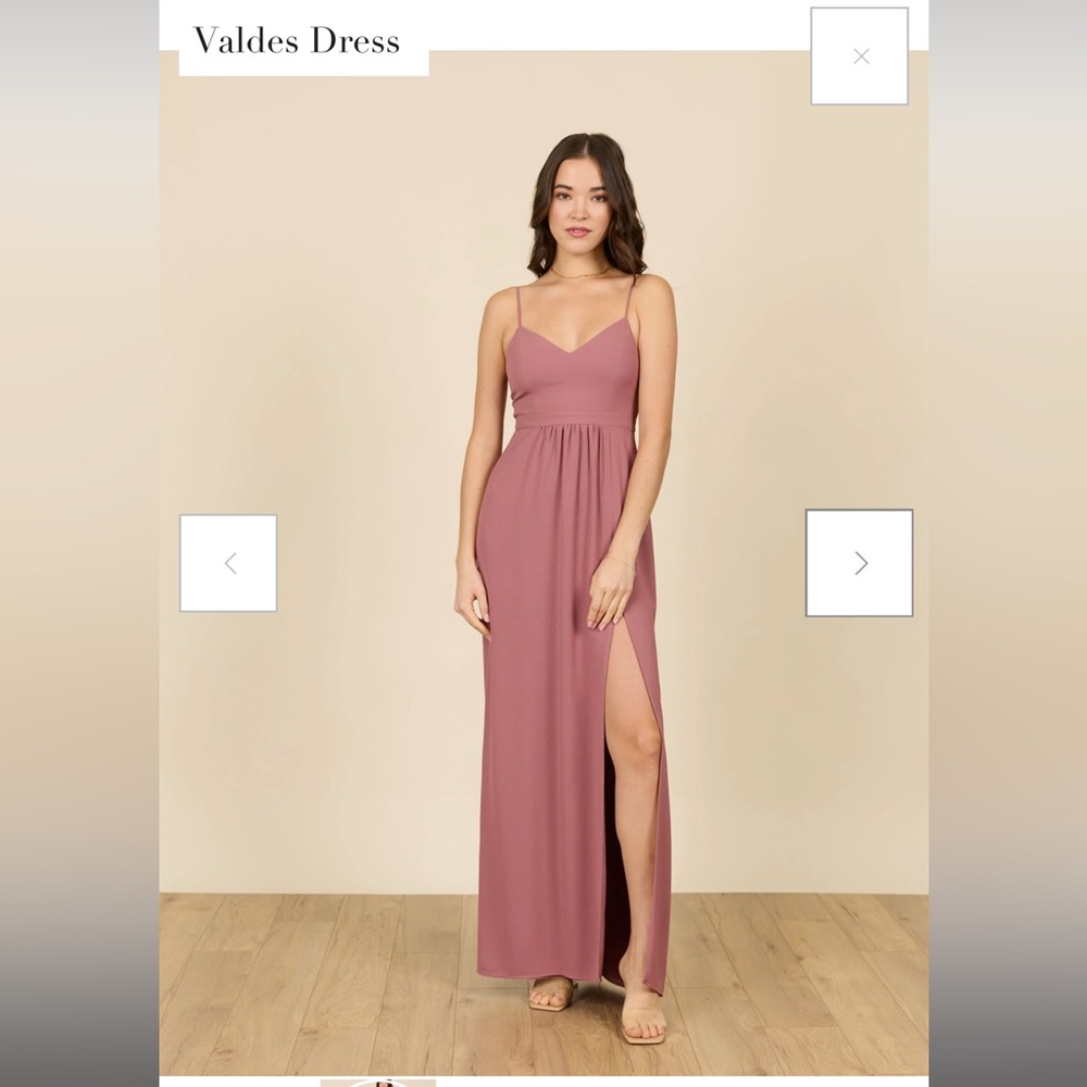 Park & Fifth Valdes Dress - Mauve, Medium